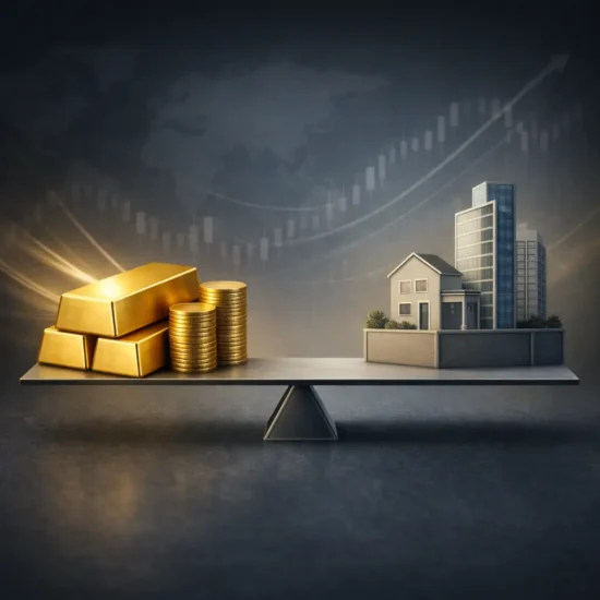 الذهب مقابل العقار أيهما أفضل كخيار استثماري طويل الأمد