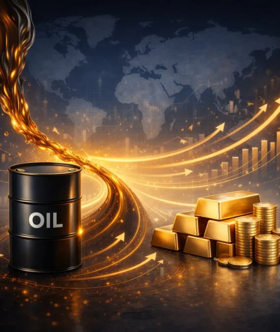 العلاقة بين ارتفاع أسعار النفط والذهب كيف يؤثر النفط على سعر الذهب؟