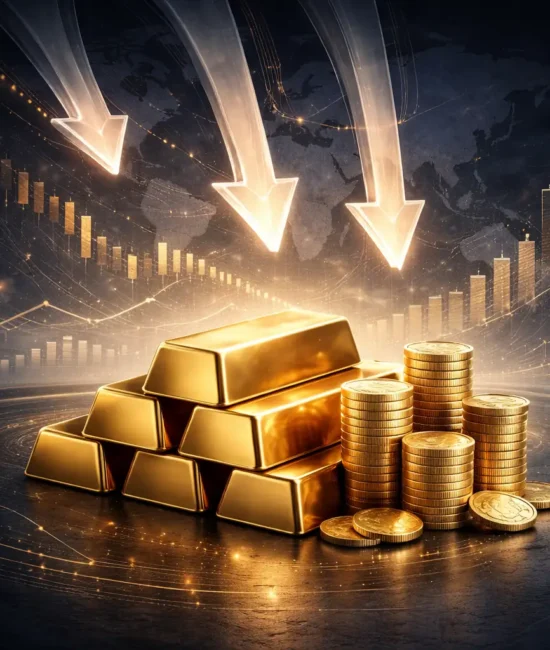 تأثير رفع الفائدة الأمريكية على الذهب