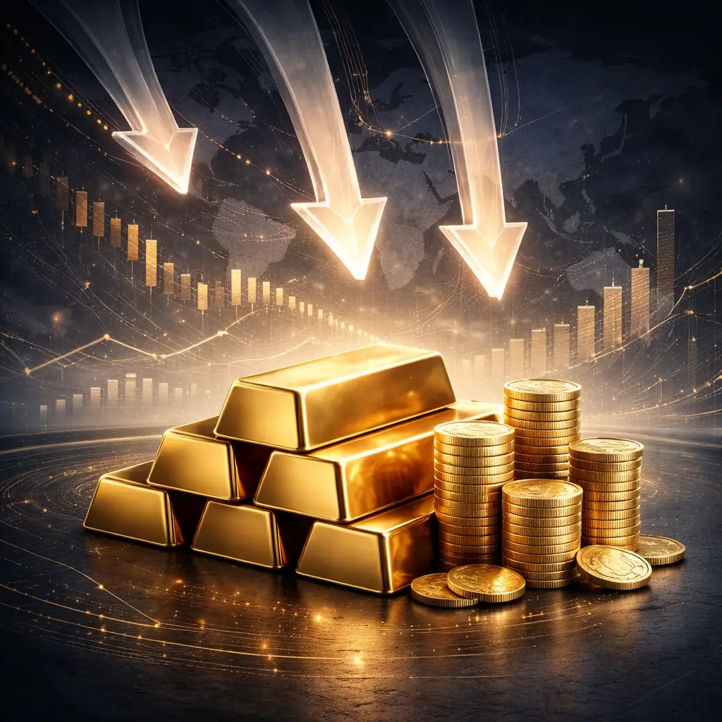 تأثير رفع الفائدة الأمريكية على الذهب